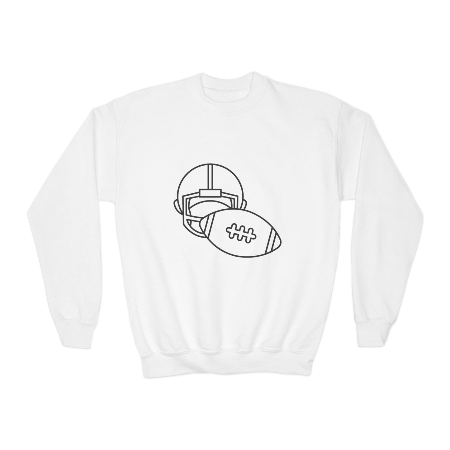 Youth Crewneck Sweatshirt: Football 