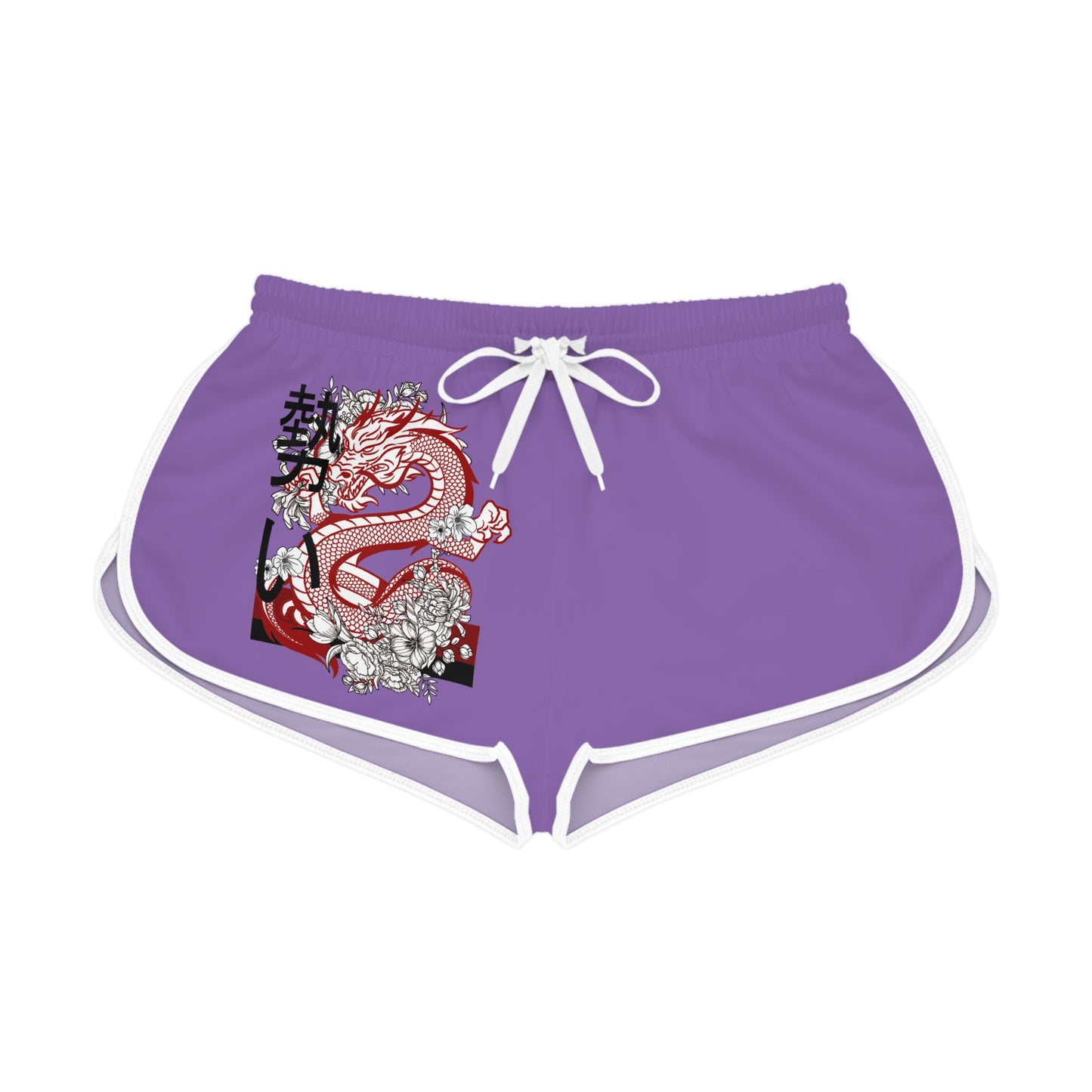 Women's Relaxed Shorts: Dragons Lite Purple