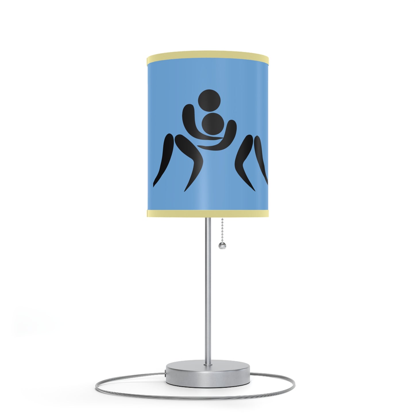 Lamp on a Stand, US|CA plug: Wrestling Lite Blue