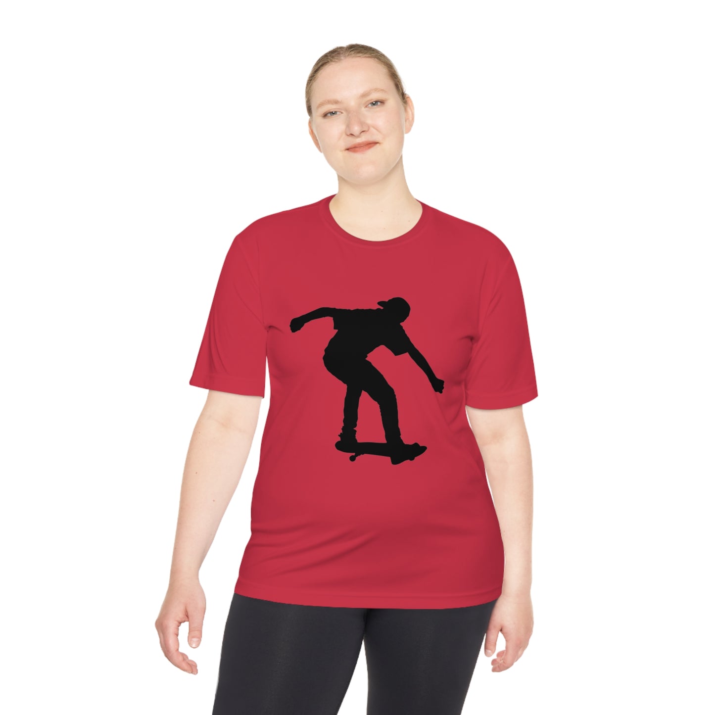 Moisture Wicking Tee: Skateboarding #3