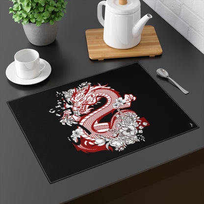 Placemat, 1pc; Dragons Black