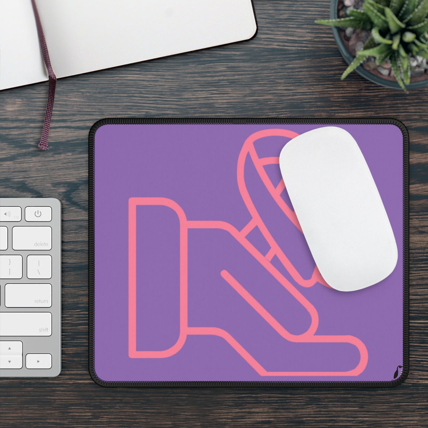 Gaming Mouse Pad: Fight Cancer Lite Purple