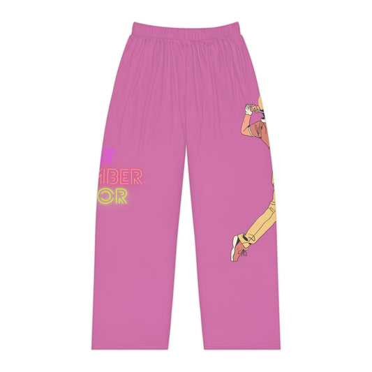 Pambabaeng Pajama Pants: Golf Lite Pink