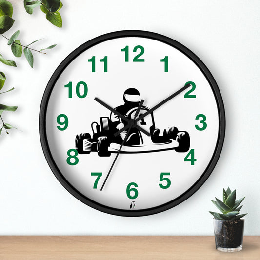 Wall clock: Racing Dark Green