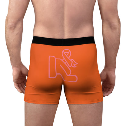 Men's Boxer Briefs: Fight Cancer Orange