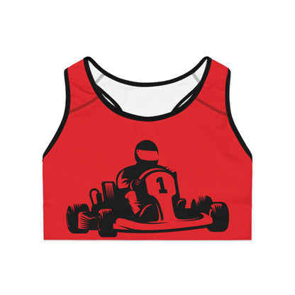 Sports Bra: Racing Red