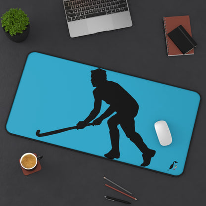 Desk Mat: Hockey Turquoise