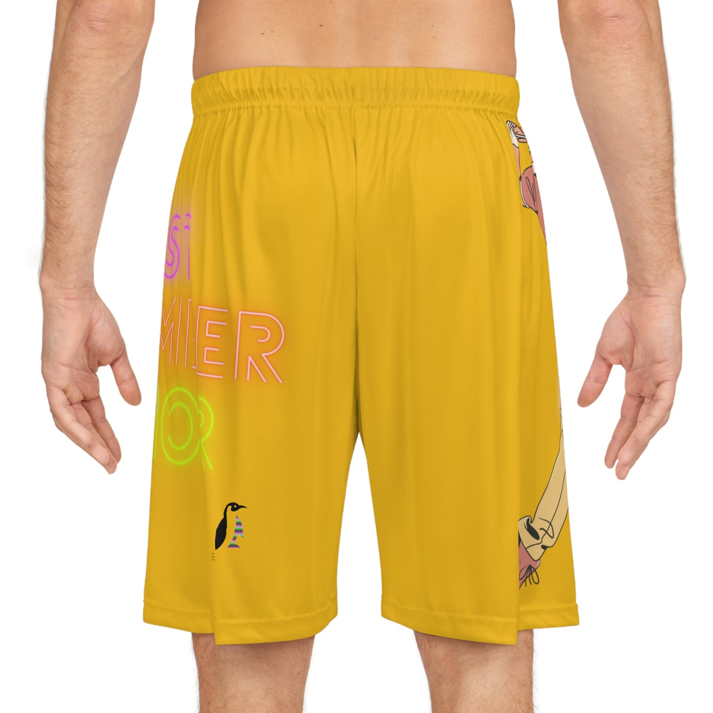 Basketball Shorts: Golf Yellow