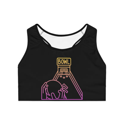 Sports Bra: Bowling Black