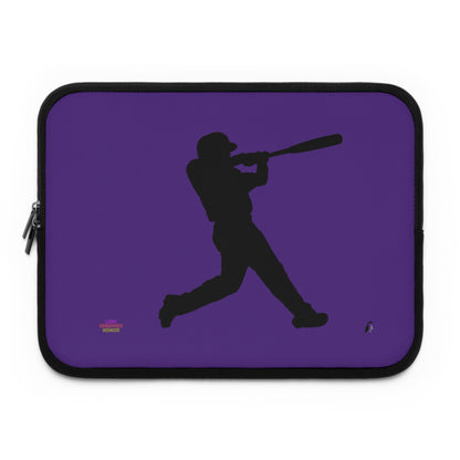 Laptop Sleeve: Baseball Purple