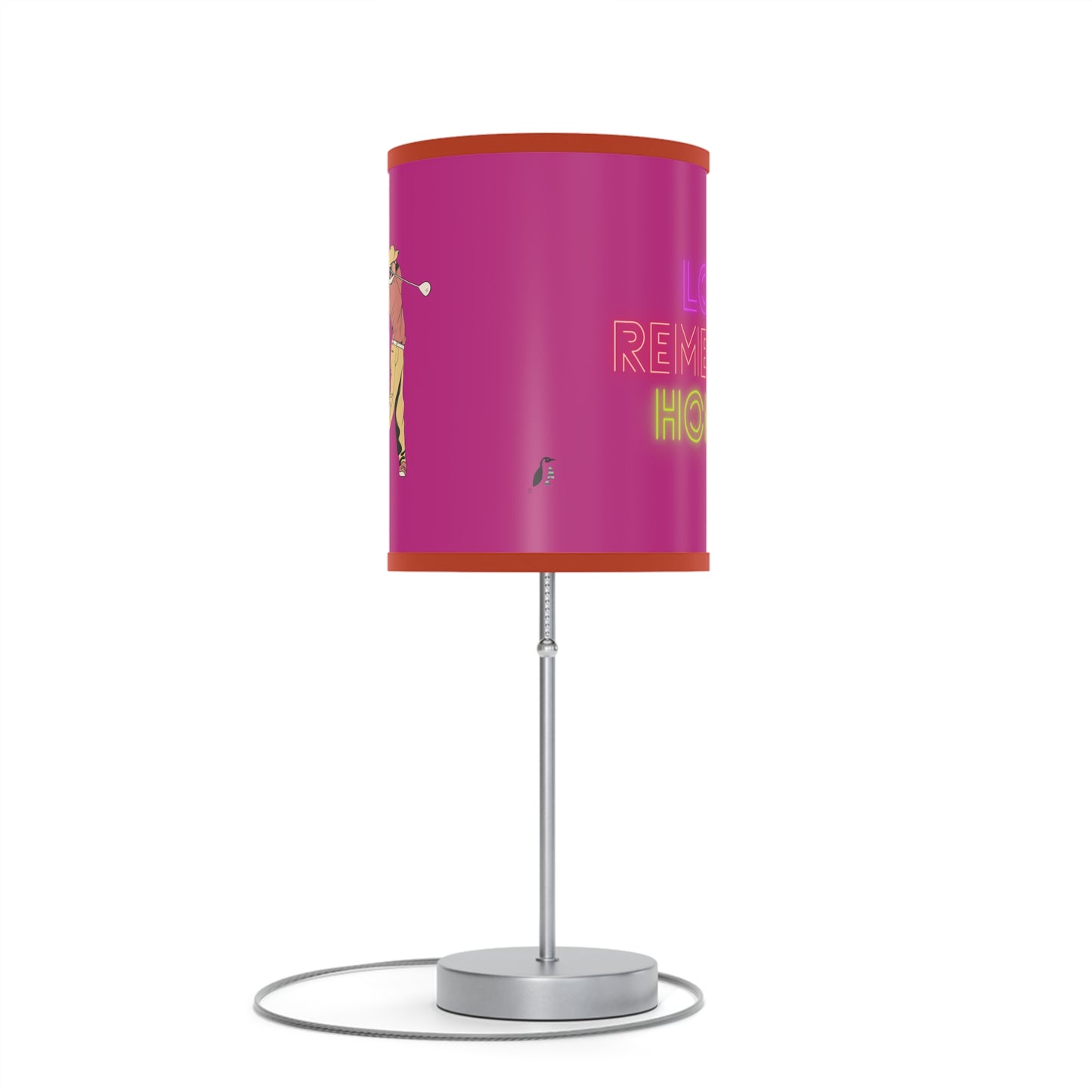 Lamp on a Stand, US|CA plug: Golf Pink 