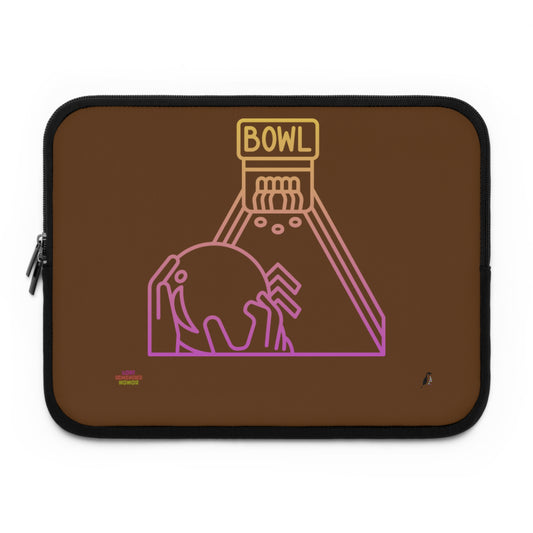 Laptop Sleeve: Bowling Brown