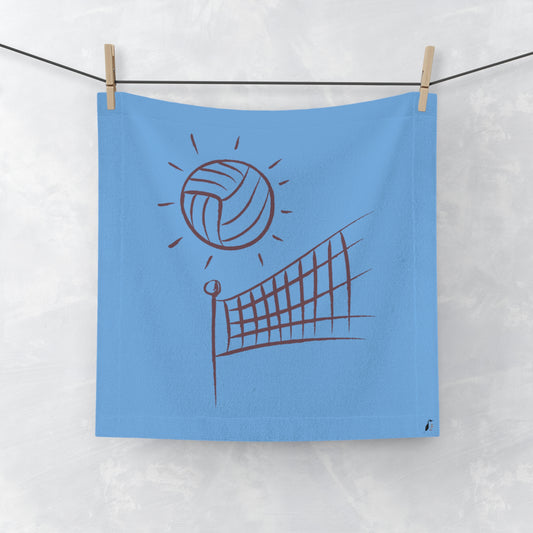 Face Towel: Volleyball Lite Blue