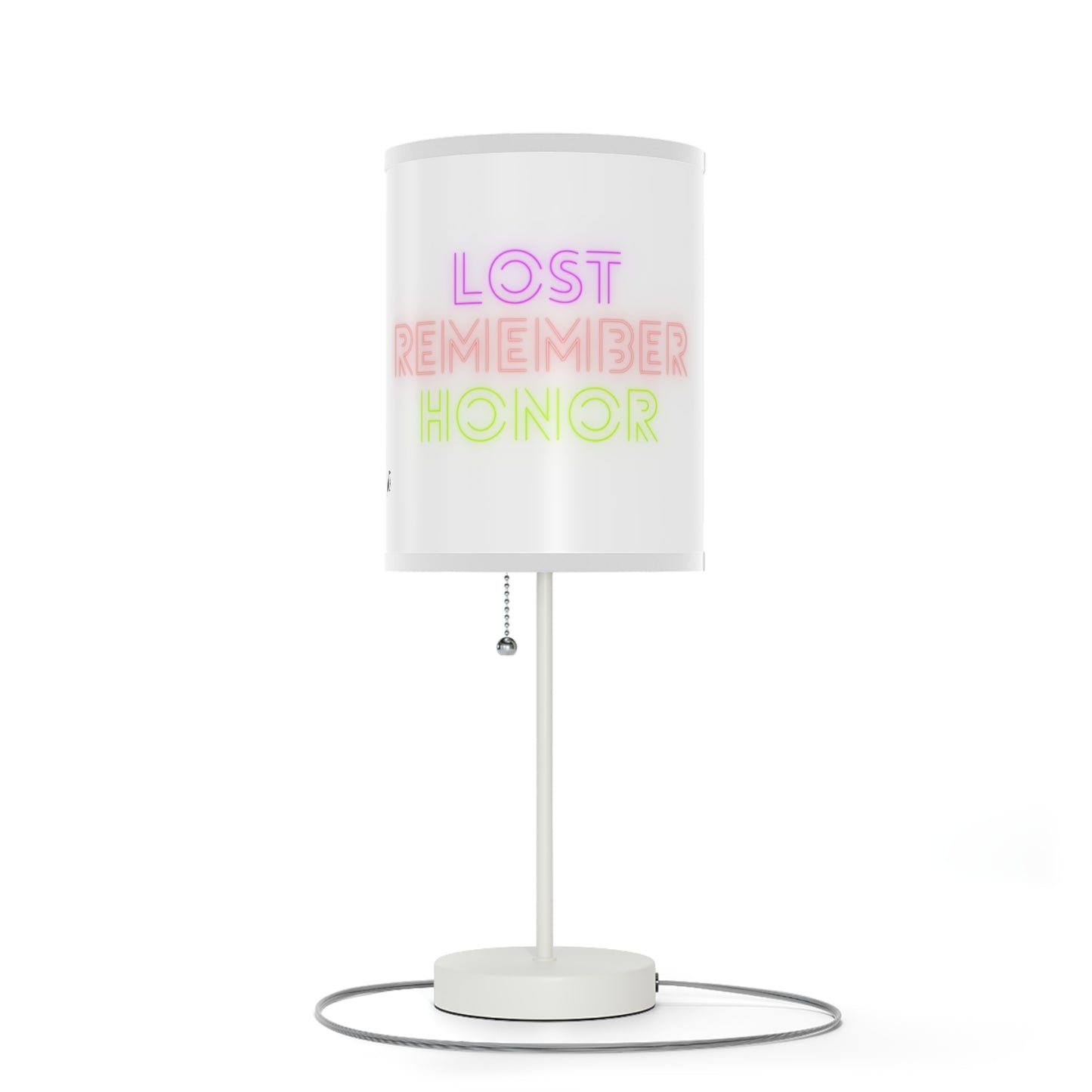 Lamp on a Stand, US|CA plug: Wrestling White