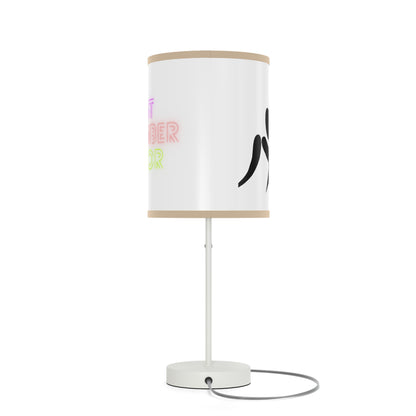 Lamp on a Stand, US|CA plug: Wrestling White