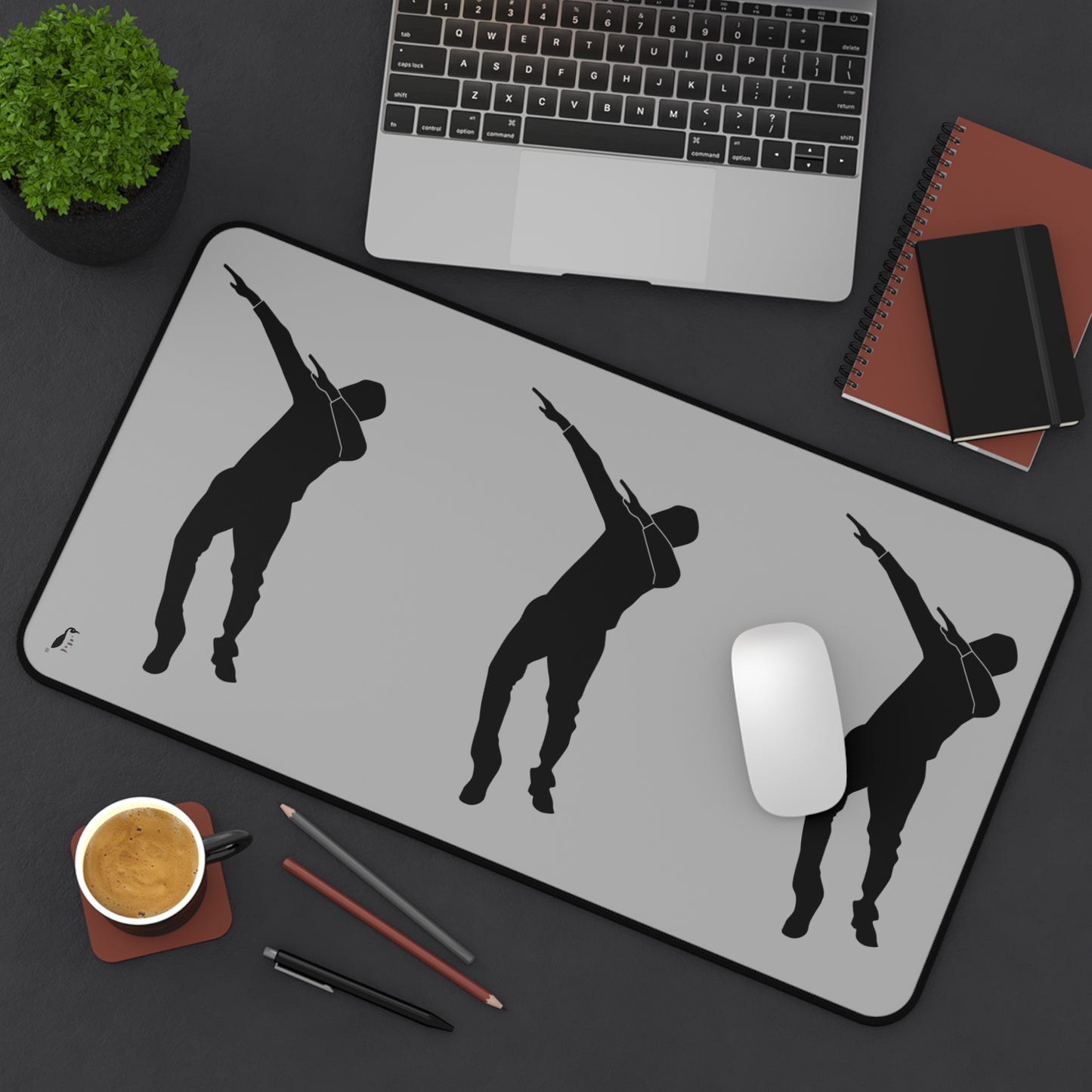 Desk Mat: Dance Lite Grey