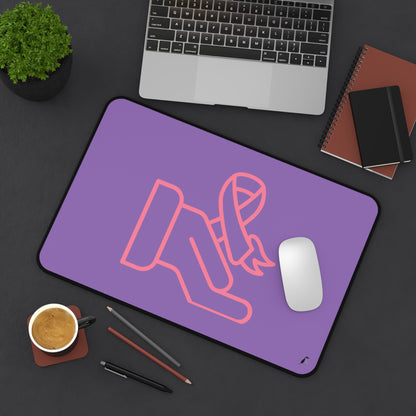 Desk Mat: Fight Cancer Lite Purple