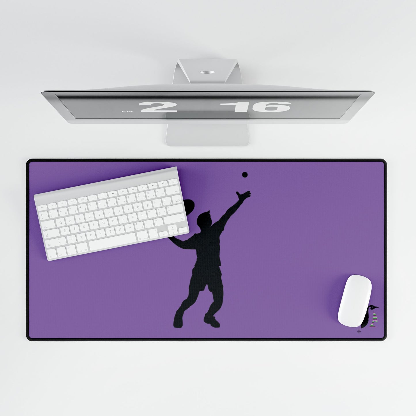 Desk Mats: Tennis Lite Purple