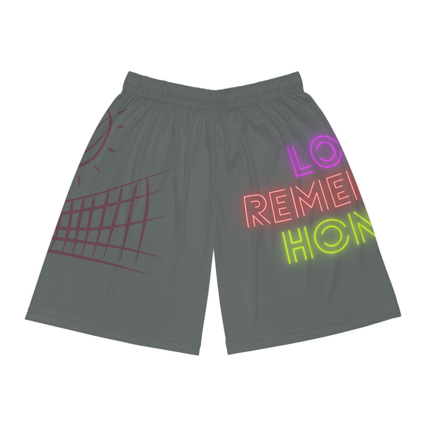 Basketball Shorts: Volleyball Dark Grey