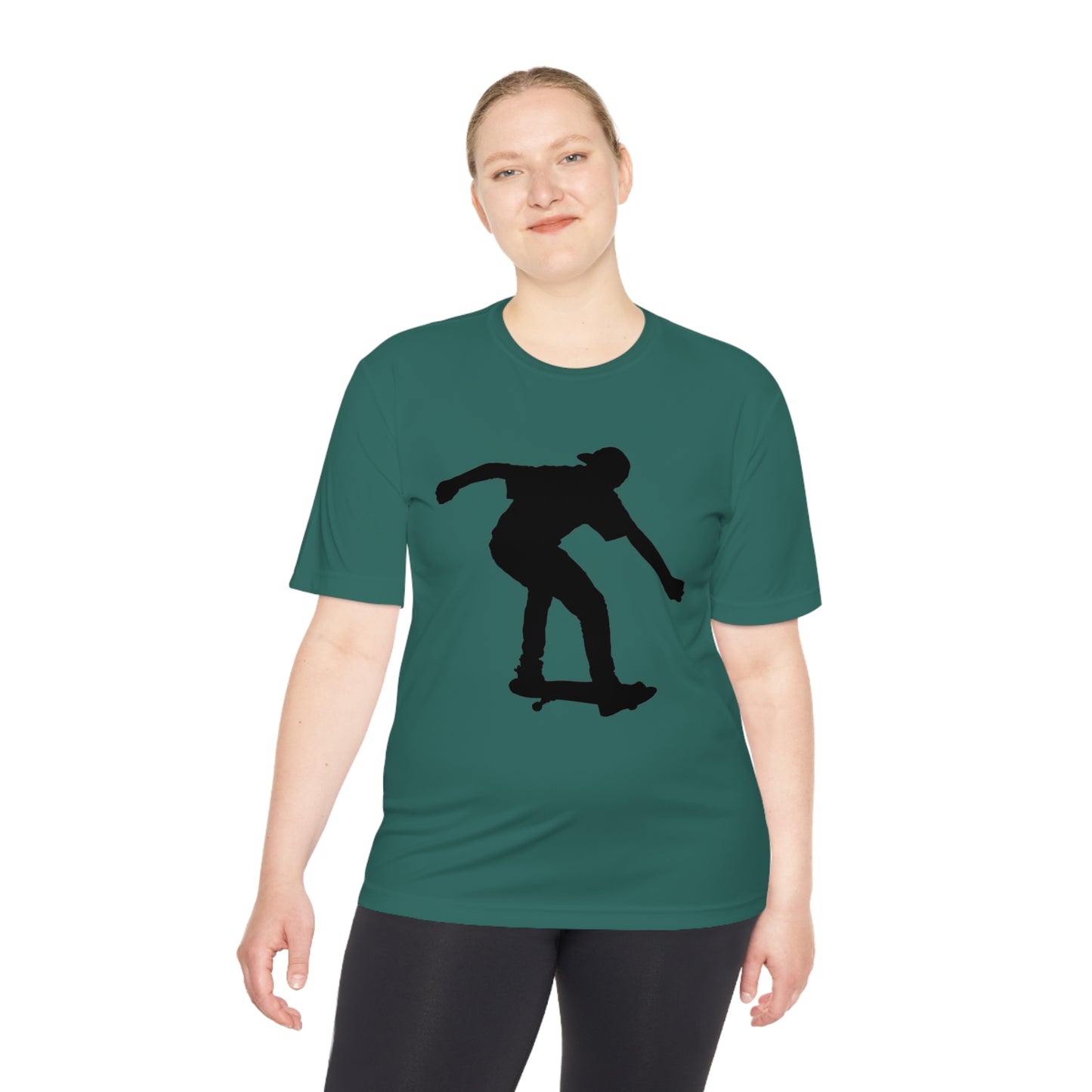 Moisture Wicking Tee: Skateboarding #2