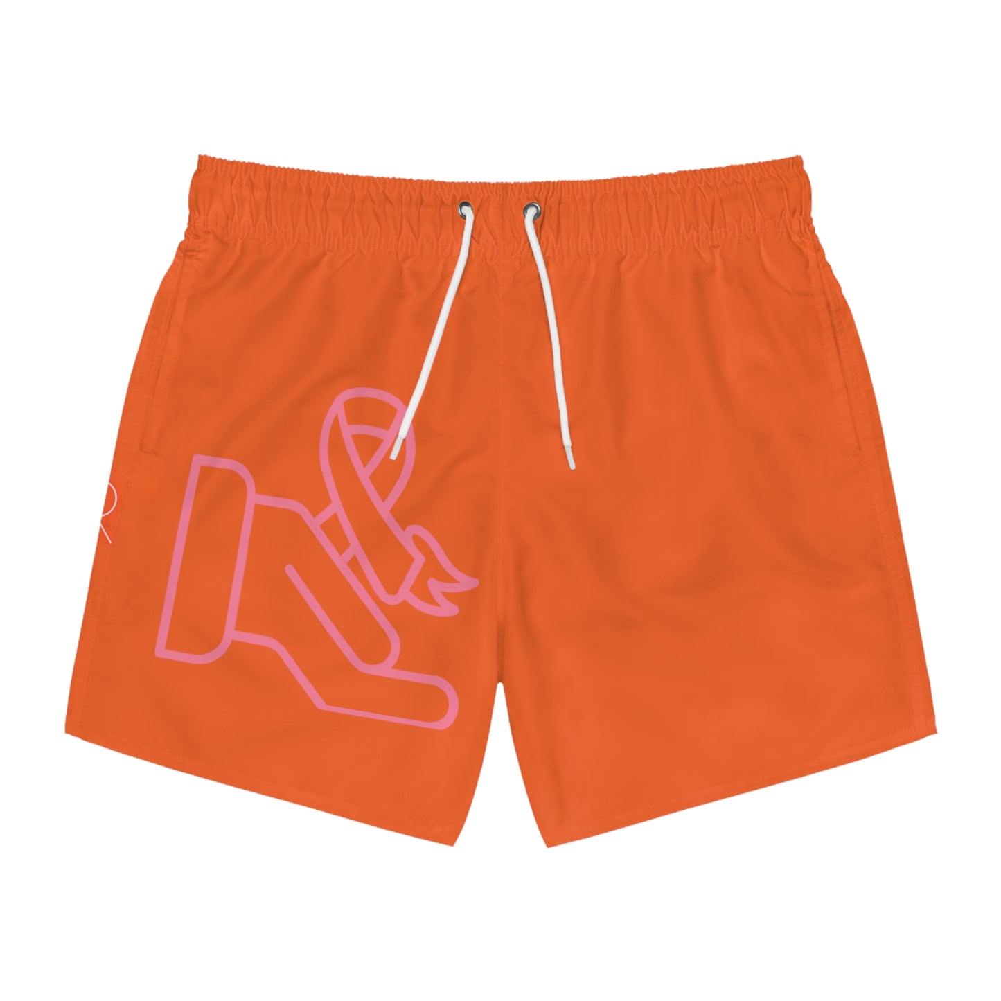 Swim Trunks: Fight Cancer Orange