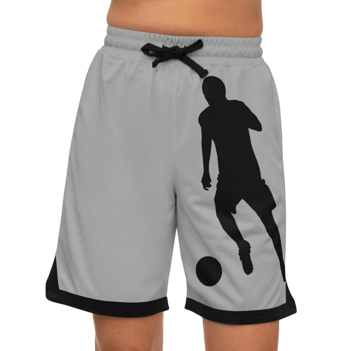 Basketball Rib Shorts: Soccer Lite Grey