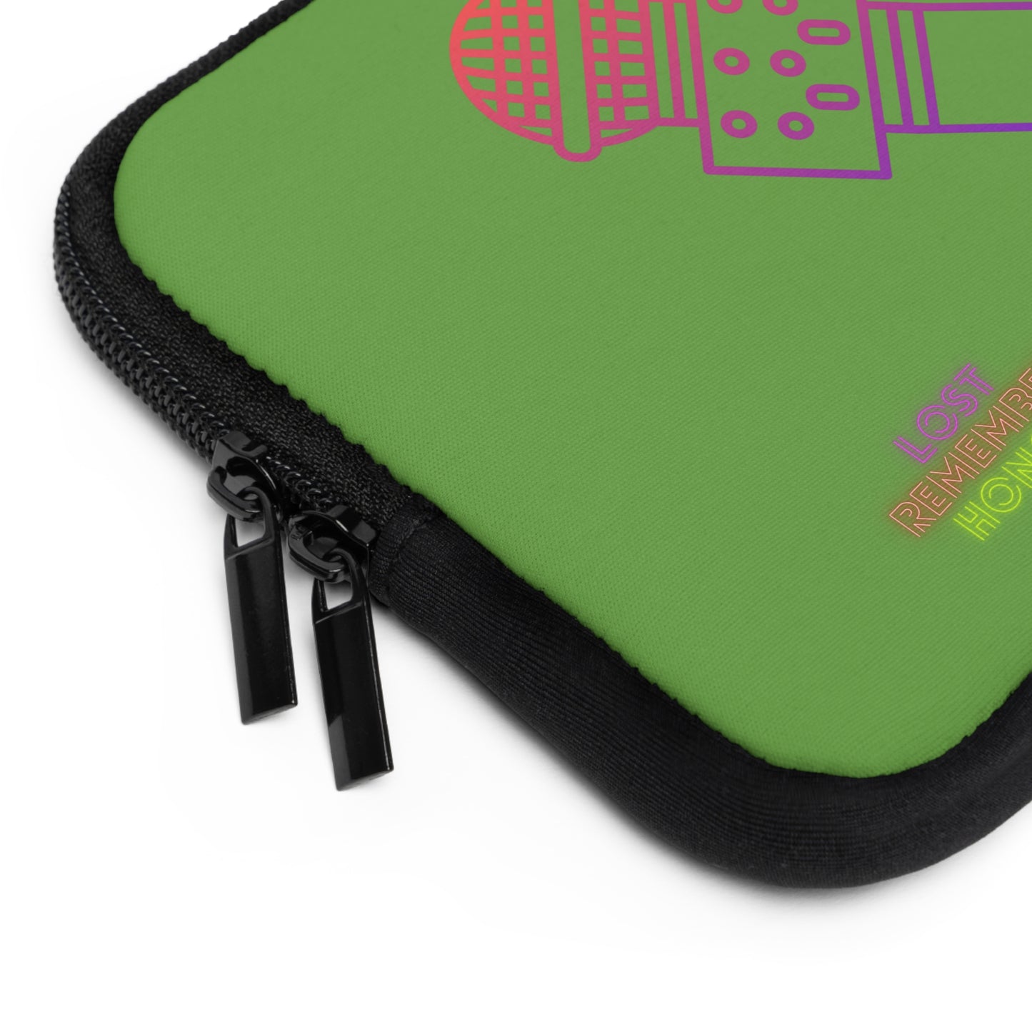 Laptop Sleeve: Music Green