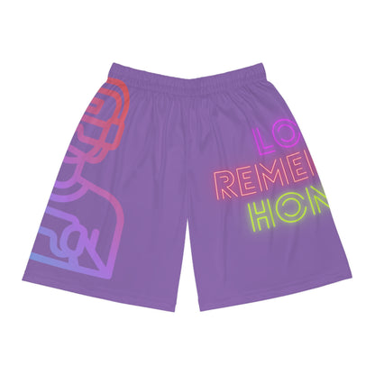 Basketball Shorts: Gaming Lite Purple