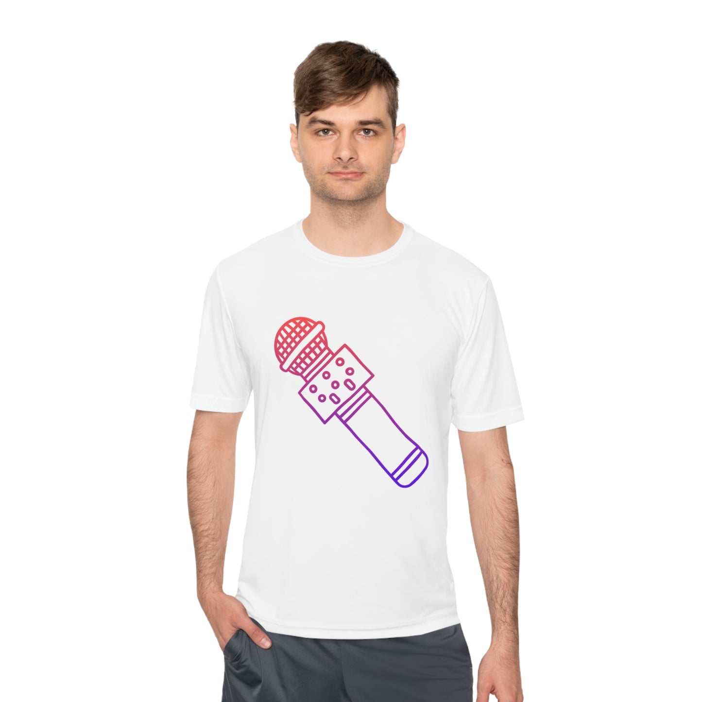 Moisture Wicking Tee: Music #1