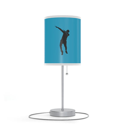 Lamp on a Stand, US|CA plug: Dance Turquoise 