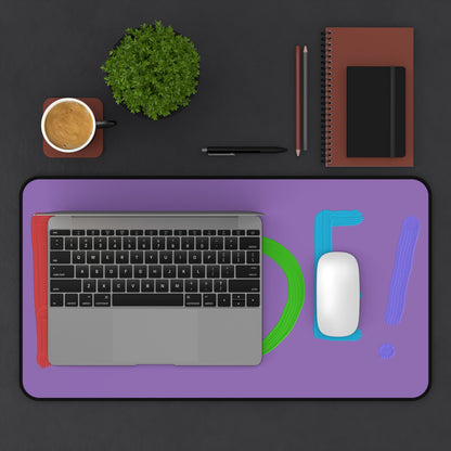 Desk Mat: LGBTQ Pride Lite Purple