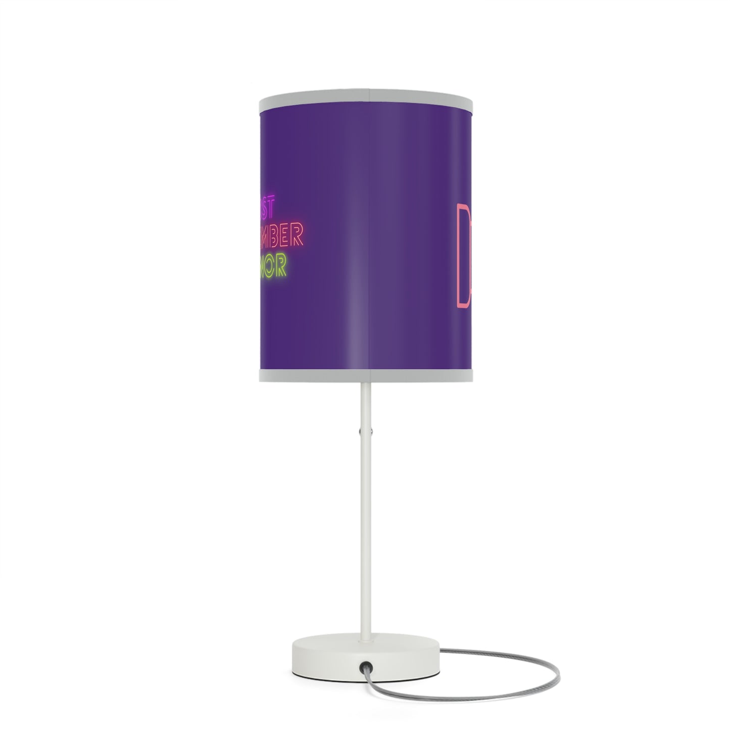 Lamp on a Stand, US|CA plug: Fight Cancer Purple