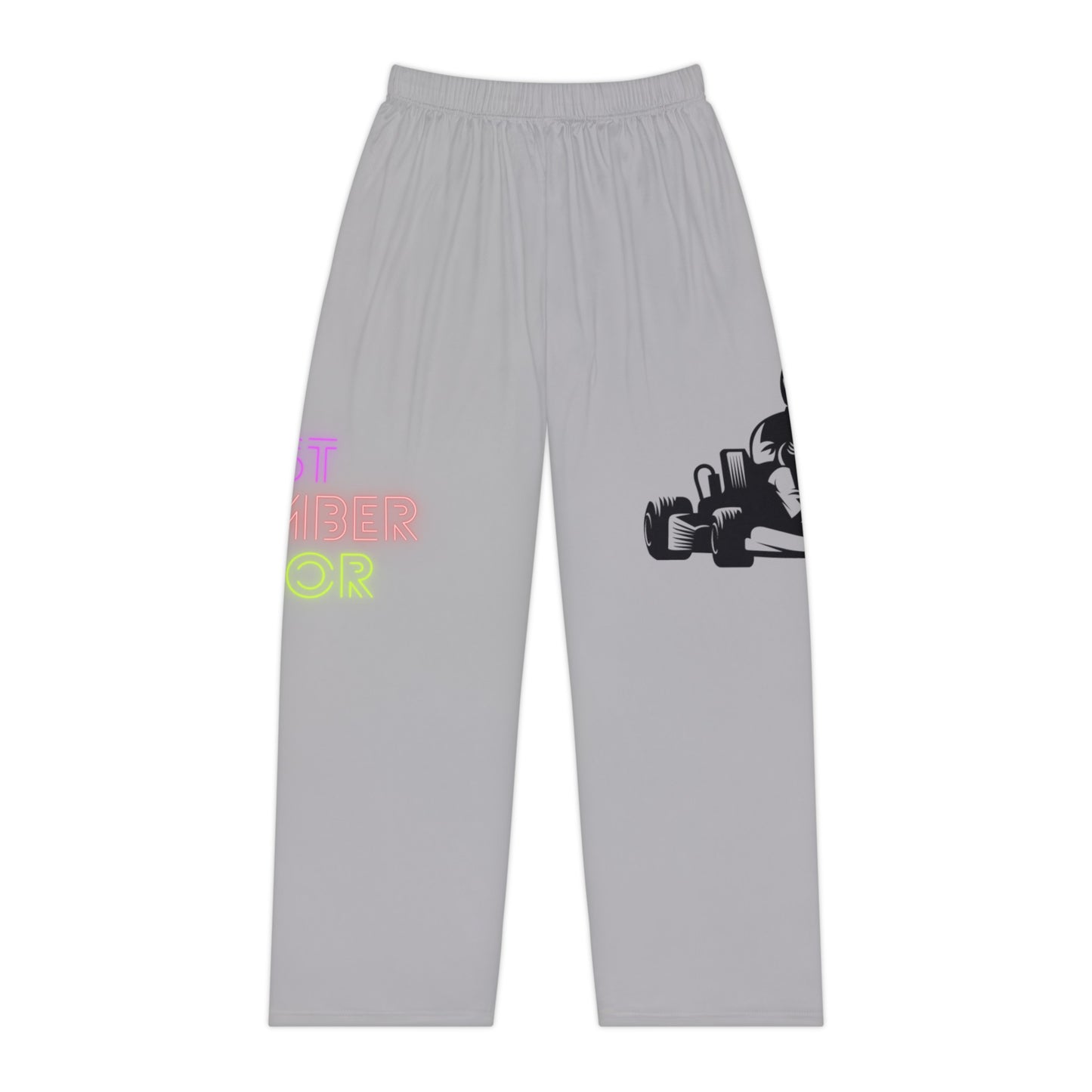 Pambabaeng Pajama Pants: Racing Lite Gray