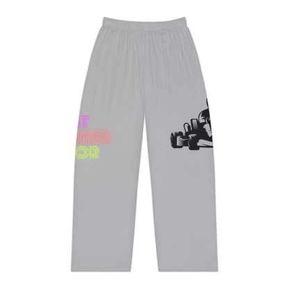 Women's Pajama Pants: Racing Lite Grey