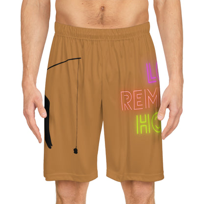 Basketball Shorts: Fishing Lite Brown