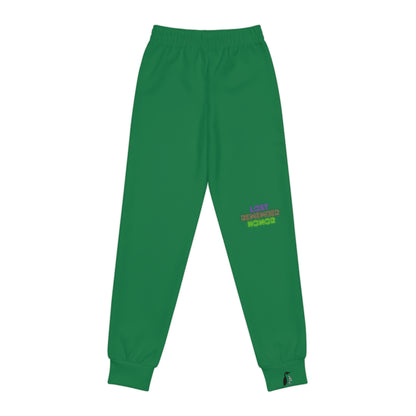 Youth Joggers: Music Dark Green