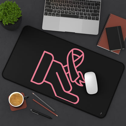 Desk Mat: Fight Cancer Black