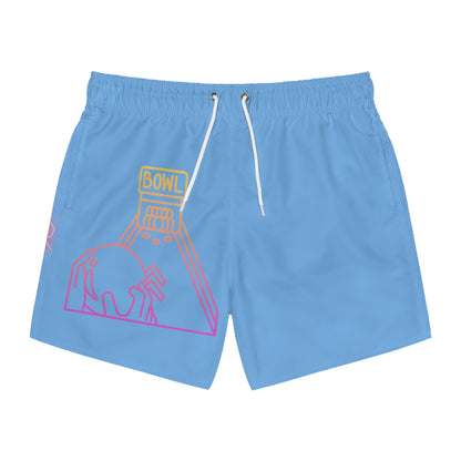 Swim Trunks: Bowling Lite Blue