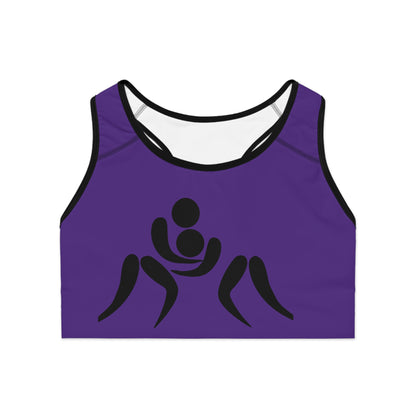 Sports Bra: Wrestling Purple