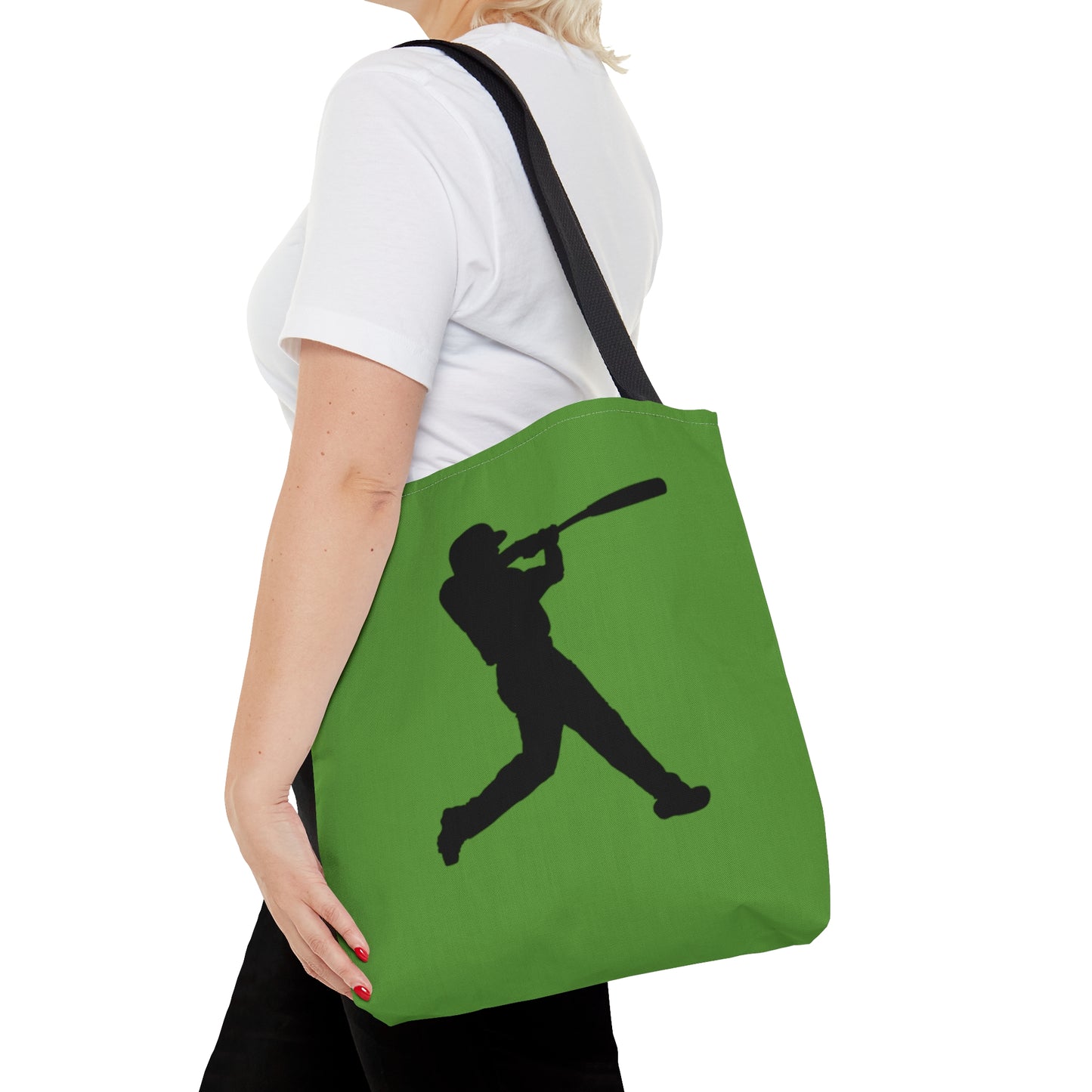 Tote Bag: Baseball Green