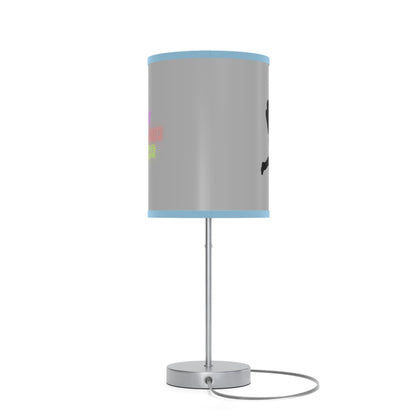 Lamp on a Stand, US|CA plug: Baseball Lite Grey