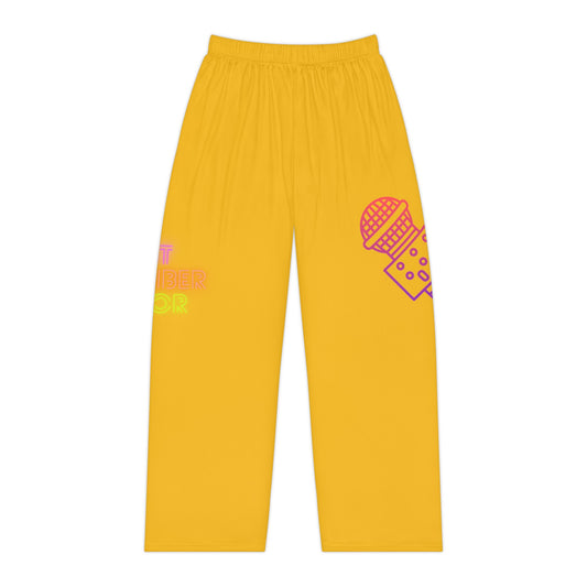 Pambabaeng Pajama Pants: Music Yellow 