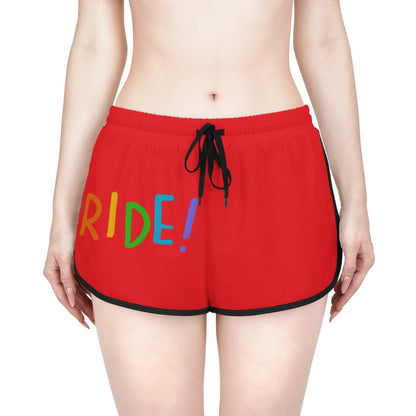 Women's Relaxed Shorts: LGBTQ Pride Red