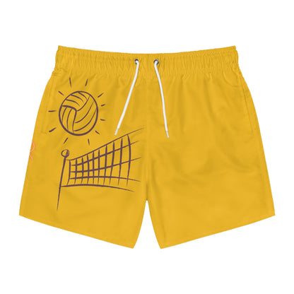 Swim Trunks: Volleyball Yellow