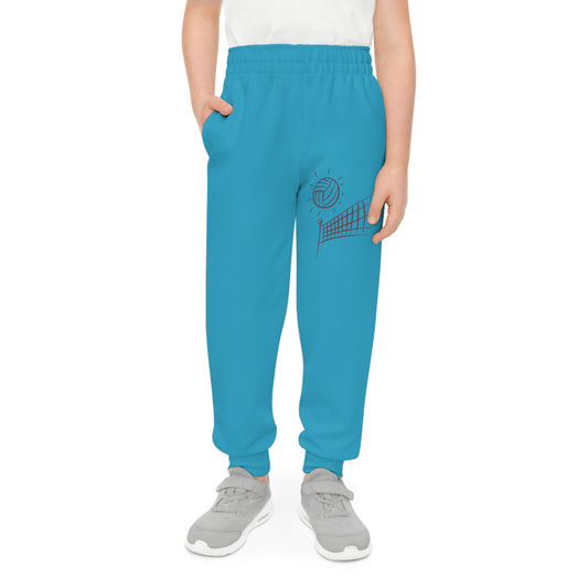 Youth Joggers: Volleyball Turquoise