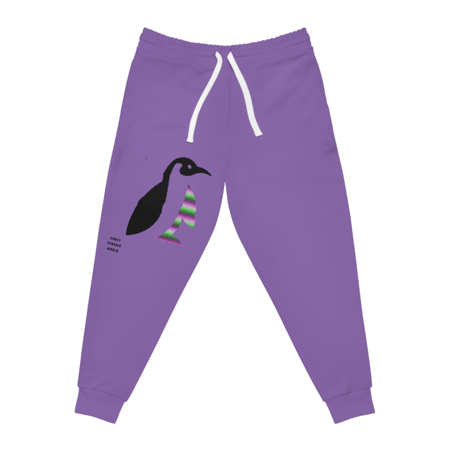 Athletic Joggers: Crazy Penguin World Logo Lite Purple