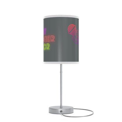 Lamp on a Stand, US|CA plug: Music Dark Grey 