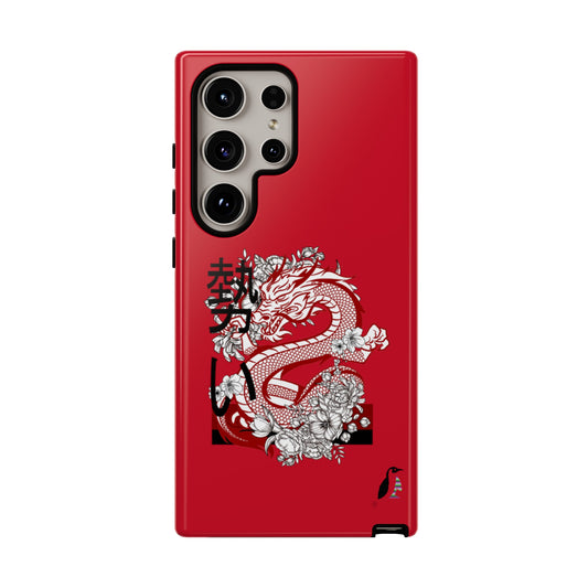 Tough Cases (for Samsung & Google): Dragons Dark Red