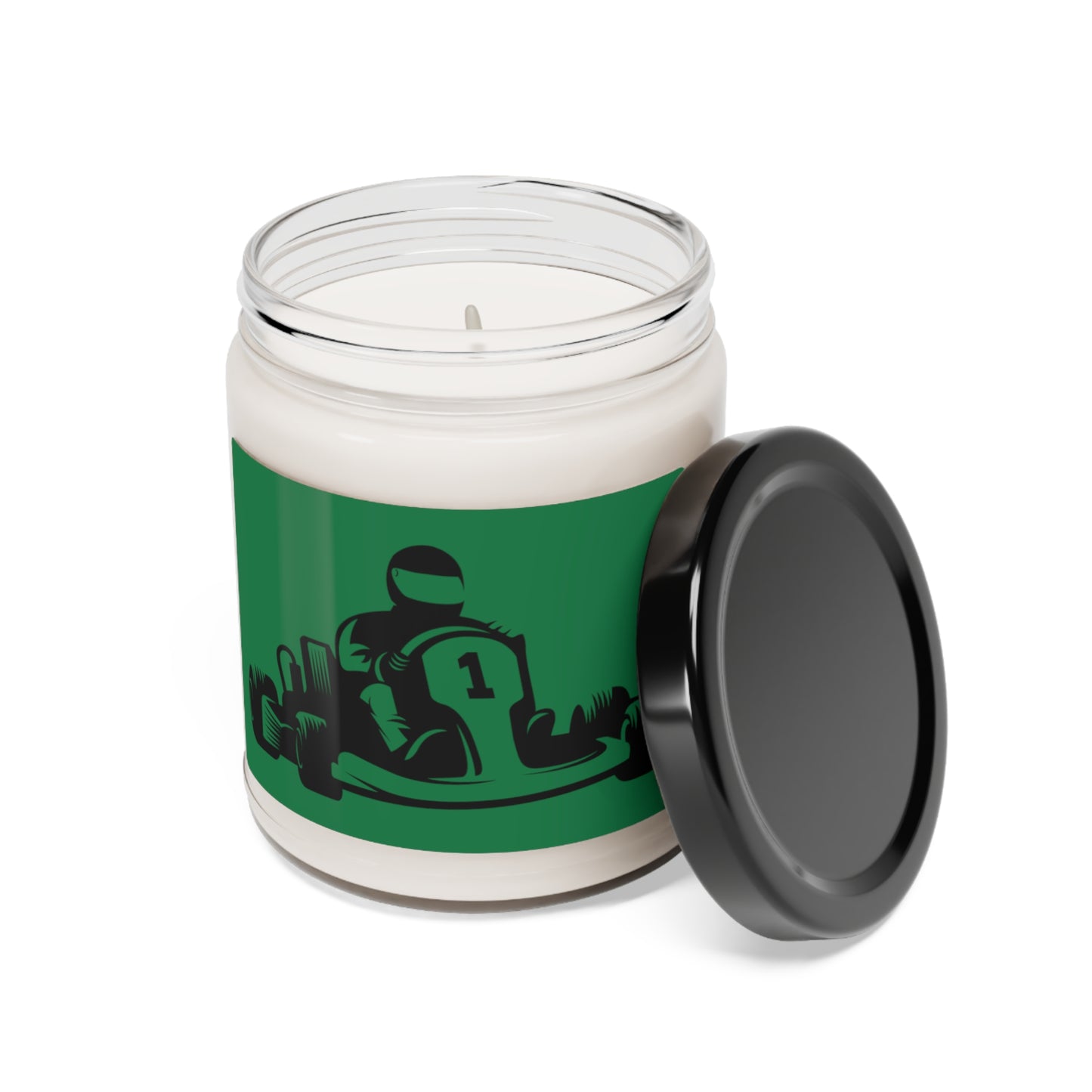 Scented Soy Candle, 9oz: Racing Dark Green