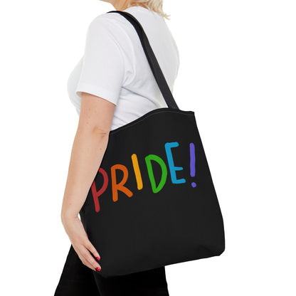 Tote Bag: LGBTQ Pride Black